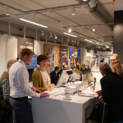 Voll im Focus der Messebesucher: Die digitalen Dienstleitungen der EK.