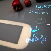 Franke präsentiert seine Vorstellungen von der Zukunftmusik mit Smart Cooking. Franke präsentiert seine Vorstellungen von der Zukunftmusik mit Smart Cooking.