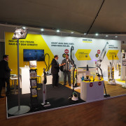 Kärcher zeigte seine volle Kompetenz im Segment Bodenpflege. Kärcher zeigte seine volle Kompetenz im Segment Bodenpflege.