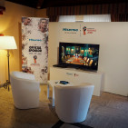 Stand von Hisense auf der IFA Global Press Conference in Rom