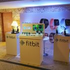 Stand von fitbit auf der IFA Global Press Conference in Rom