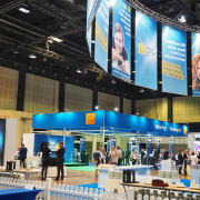 Blick auf den telering / Markenprofi Messestand.